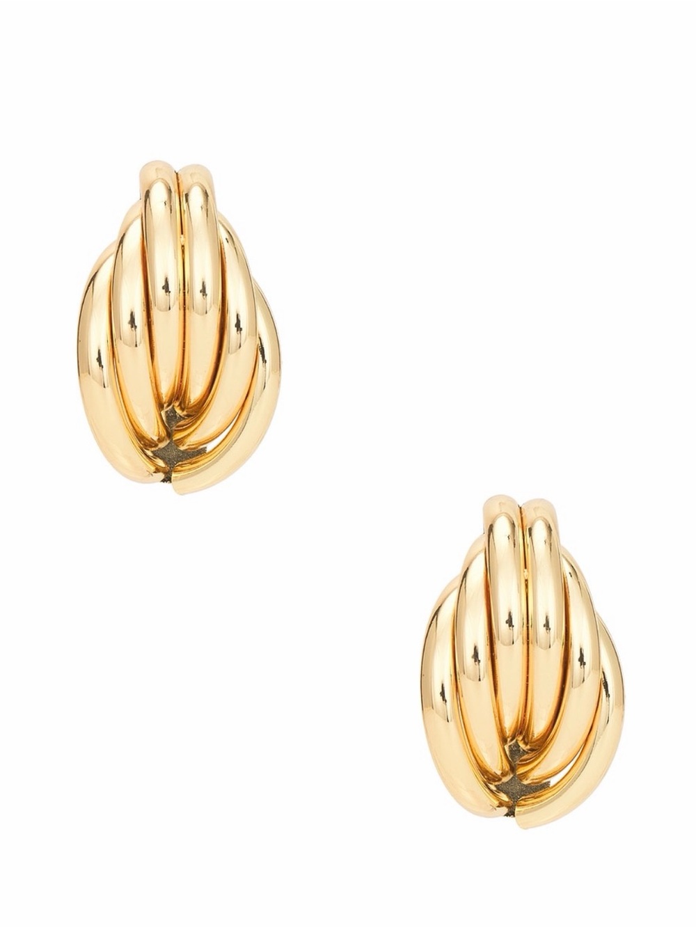 NEVER WORN* REVOLVE Gold-Tone Layered Hoop Earrings - Women Jewelry